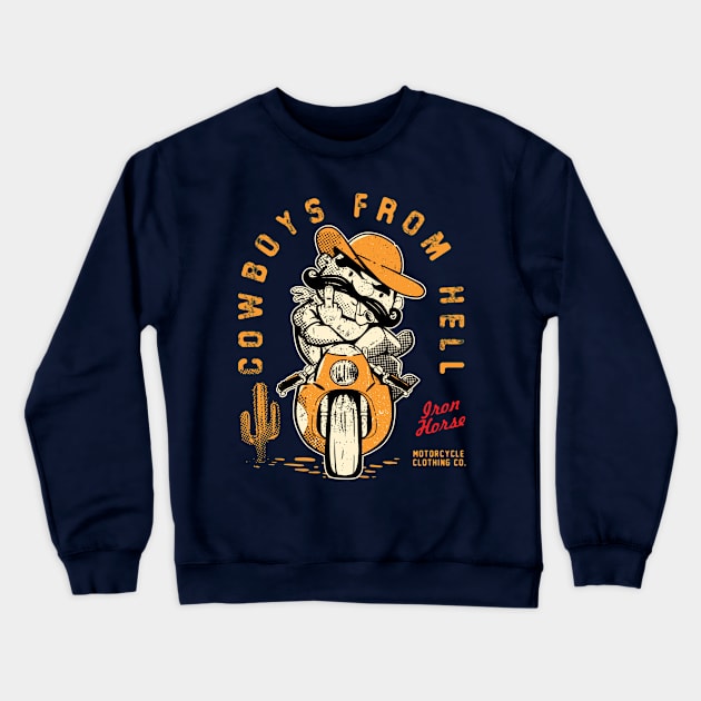 Biker Crewneck Sweatshirt by TerpeneTom